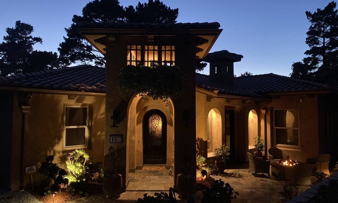 Del Monte Forest House | New 2,638 sf custom built Tuscan Style home in Pebble Beach.