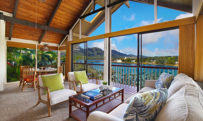 Lihue House | NEW A/C! - Two Bedroom With Breathtaking Ocean Kalapaki Bay Views in Lihue