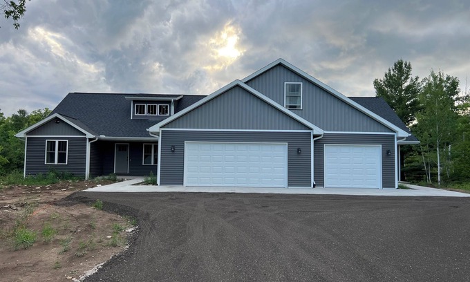 Fish Creek House | New! Beautiful newly built family home immersed in nature. Fish Creek, WI