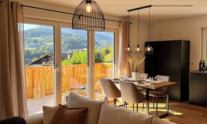 Mitterbach Apartment | New building, mountain view, within walking distance, underground parking, top