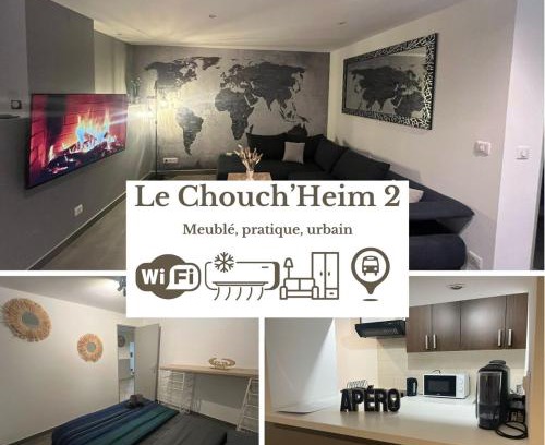 Hoenheim Apartment | New F2 Le Chouch'heim 2 superficie 50 m2 cosy et renové 2025