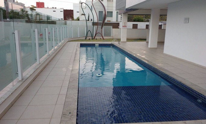 Lagoa Pequena Apartment | New flat, 2 bedrooms, furnished with swimming pool on the beach of Novo Campeche / Floripa