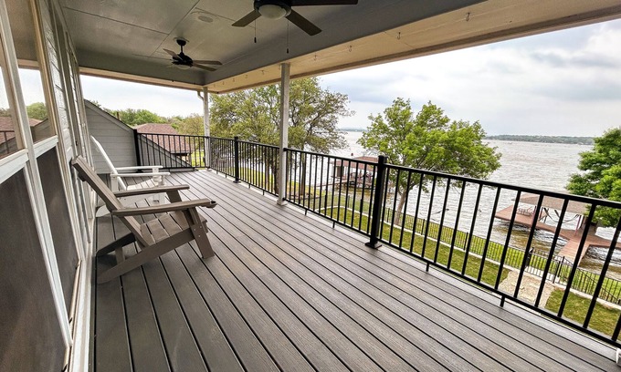 Granbury House | NEW! Home w/Private Dock & Lake view!