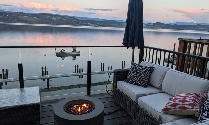 Central Okanagan Cottage | New! Lakefront Cottage w/private dock and 4 beds!