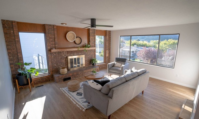 Ogden Apartment | New Listing! | Close to Ski Hills |Walk to Trails | Modern Family Home