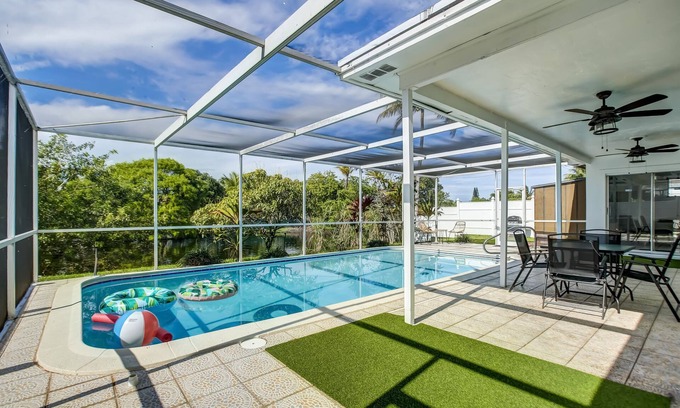 Sunrise Villa | New! Lush Villa w/Pool and King Bed Sleeps 10.