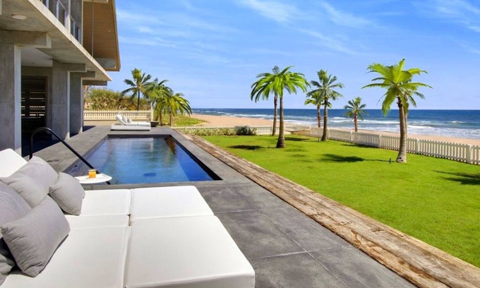 Springfield Villa | New Luxury 5 Bedroom Beach Front Villa located on the east coast of Barbados