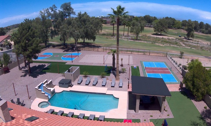 Paradise Valley Village Villa | NEW Scottsdalestays Multimillion Estate, Pool & Pickleball-Basketball Courts.