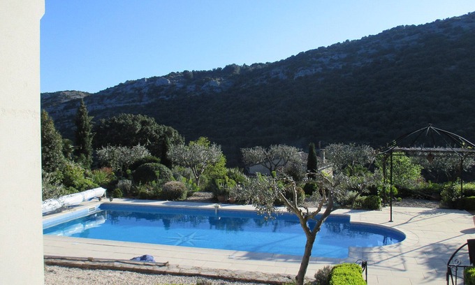 Saint-Martin-d'Ardeche Apartment | New studio in beautiful property with swimming pool and views of the Ardèche gorges