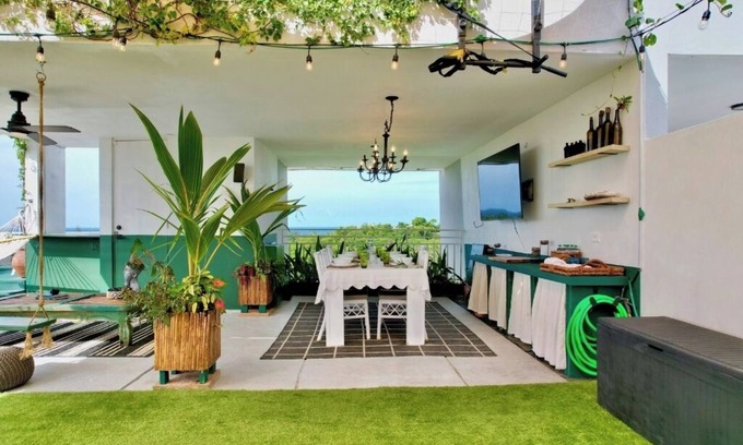 Mameyes II Condo | New to VRBO! CASA TUYA - Private Penthouse 360 Rainforest & Ocean Views