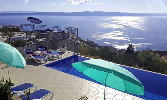Podgora Villa | New Villa With Large Terrace And Sea View
