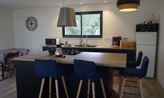 Saint-Gildas-de-Rhuys House | New wooden house, Rhuys peninsula, 800 m from the beaches on the ocean side