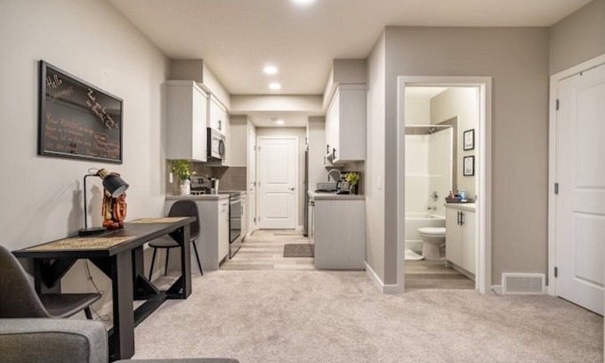 Sage Hill House | Newly built and tastefully furnished legal one bedroom private guest suit.