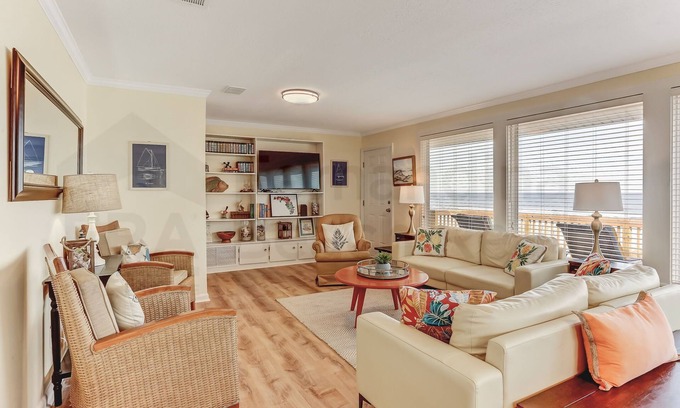 Fernandina Beach House | Newly Renovated Oceanfront home, features deck which overlooks the Atlantic Ocean.