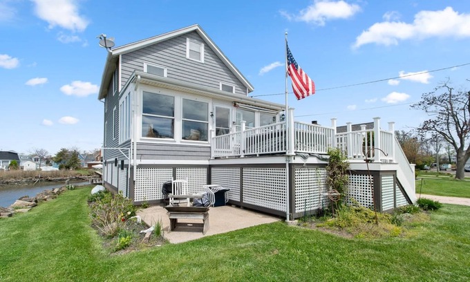 Branford House | Newly Renovated Summer Island Pt Home Surrounded By Water With Spectacular Views