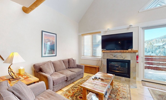 Saddle Ridge House | Newly updated condo with ski-In/ski-out access, a private hot tub & more