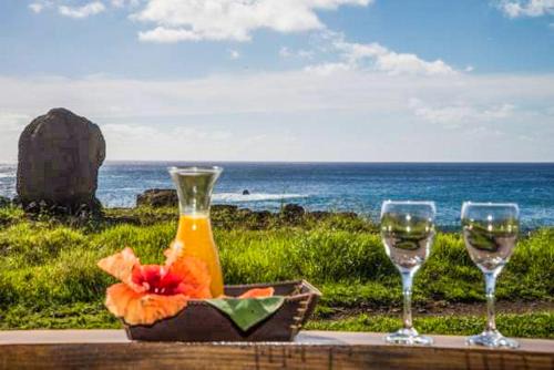 Hanga Roa Bed & Breakfast | Ngahu alojamiento y desayuno con vista al mar en Rapa Nui