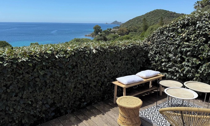 Ajaccio House | nHouse with sea view in a residence including a pool, 5 mn walk from the beach.