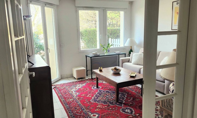 Tourgeville Apartment | Nice T2 with garden and terrace in Tourgéville