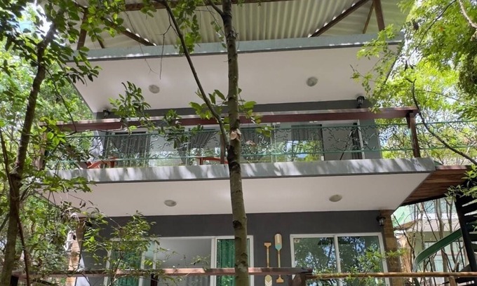 Pipa Apartment | Ninhos da Pipa Flat 02 Refuge with modern architecture immersed in the Atlantic Forest
