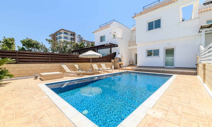 Protaras Villa | Nireas Seaview Villa - A stunning 3bedroom Villa in Cape Greco