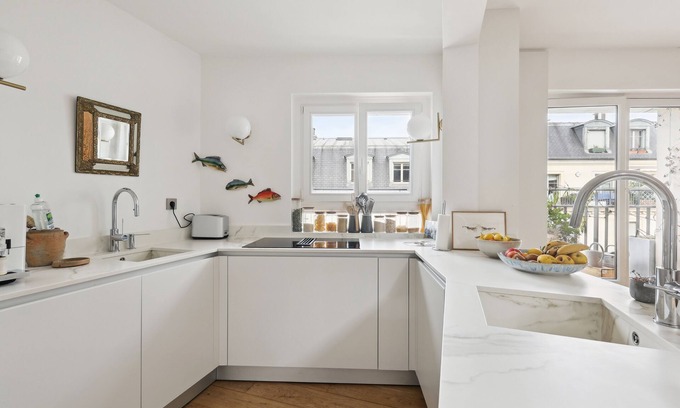 Notre-Dame-des-Champs Apartment | nMagnificent Duplex With Terrace and Eiffel Tower View