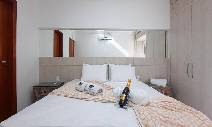 Colonia de Pescadores Apartment | Novo e Confortável Studio 100m praia, 4 Pessoas, Ar Condicionado, Condomínio com piscina, Lava & Seca, WIFI - Beach Place Cumbuco