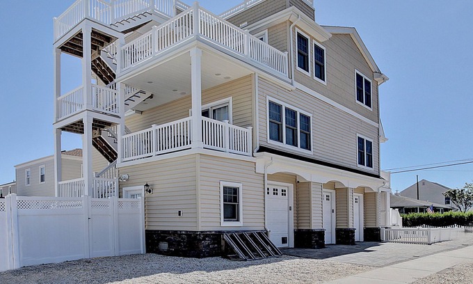 Beach Haven House | Ocean and Bay Views! Best Location to Walk Everywhere!
