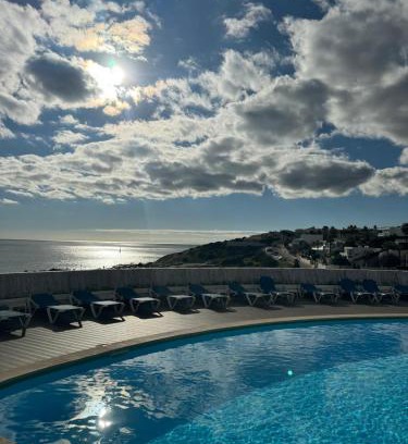 Porto de Mos Apartment | Ocean Apartment by ENDLESS SUN I modern comfort, sea view, wi-fi, parking & rooftop pool