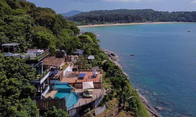 Karon Villa | Ocean Bliss Cliff Top Villa Nai Harn. Uninterrupted ocean views over 4 floors