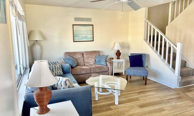 Sussex County House | Ocean Block Townhouse in Dewey Beach – 4 Decks, Pool, Steps to the Sand!