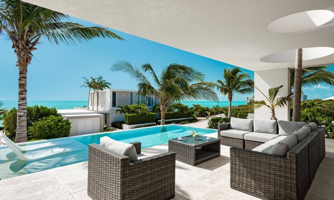 Leeward Settlement Villa | Ocean Dream 3 BR Villa Blue - Ocean View