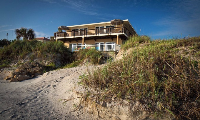 New Smyrna Beach House | OCEAN FRONT ENTIRE HOUSE 4-Individual Units - Angel Inn the Sand PET FRIENDLY!