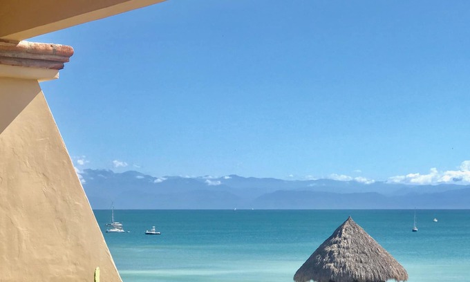 Punta de Mita Condo | OCEAN FRONT VIEWS!!! Gated Develpment Beach Access and Walk to Everything!