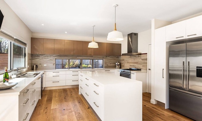 St. Andrews Beach House | Ocean Luxe Retreat | Entertainer with Pool and Tennis Court