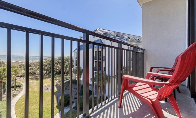 Isle of Palms Condo | Ocean Overlook at 310B Shipwatch|Oceanfront | Wonderful Oceanfront Deck|Winter Monthly Discount |.