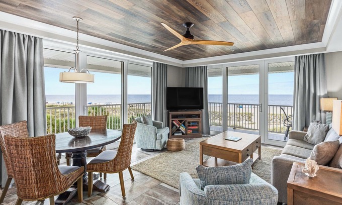 Tybee Island Condo | Ocean Song 331 | Top Floor, Corner Condo, Views!
