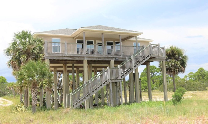 Alligator Point House | Ocean View Beachfront Home