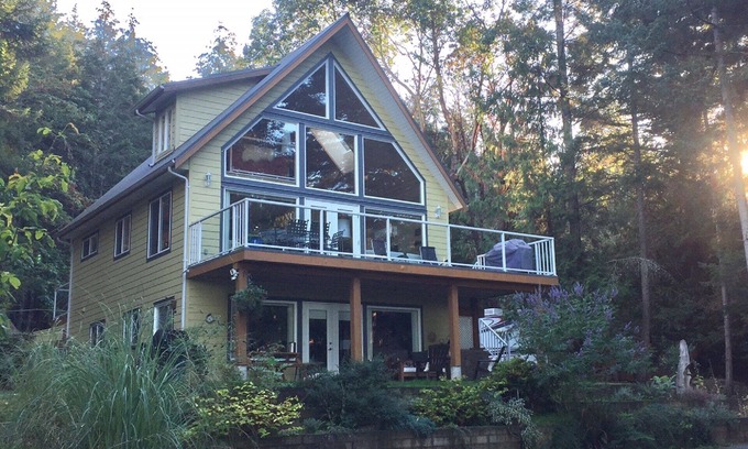 Galiano House | Ocean view, Galiano Island retreat plus more