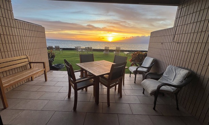Honokowai Condo | Ocean View, Ocean Front, 30 feet from the Ocean!