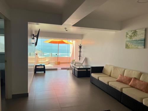 Punta Hermosa Apartment | Ocean view, terrace and pool