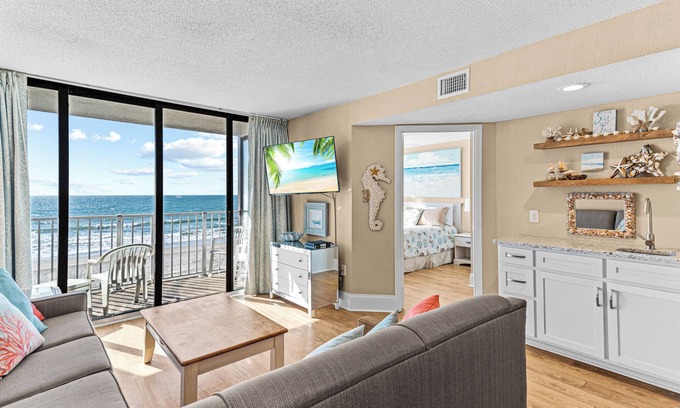 Myrtle Beach Condo | Oceanfront Condo, Gorgeous, Clean & Remodeled located at Sands Beach Club #325