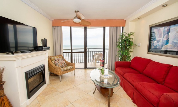 Myrtle Beach Condo | Oceanfront Condo Steps from the Beach! - Centered Right on Famous Ocean Blvd!