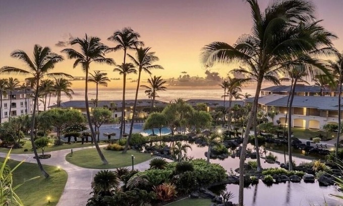 Poipu Resort | OCEANFRONT RESORT in Koloa-Poipu with AMENITIES INCLUDING WIFI, walk to beach