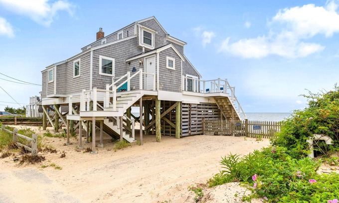 Dennis Port House | Oceanfront three bedroom home- breathtaking views of Nantucket Sound