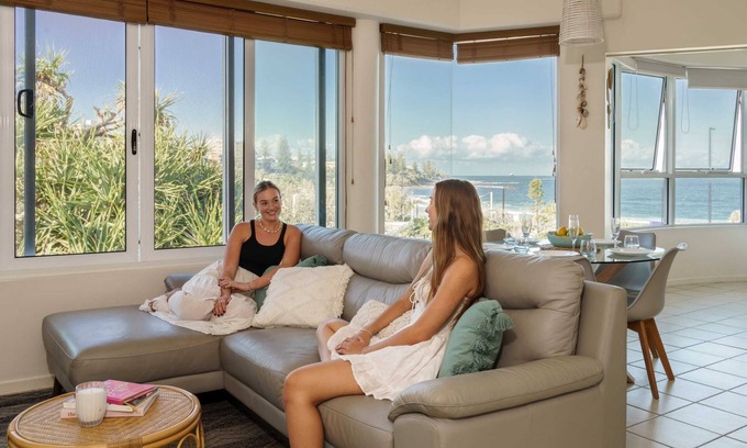 Kings Beach Apartment | Oceanfront Views at Rolling Surf Resort