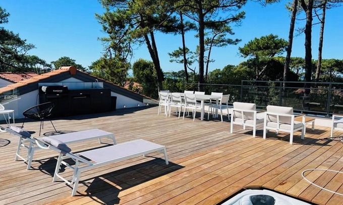 Anglet Apartment | Oceanside Chiberta Rooftop 4 bedrooms Golf and Surf