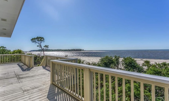 Indian Pass House | Old Florida, View of St Vincent's Island, Near Boat Landing ~ Island Idyl