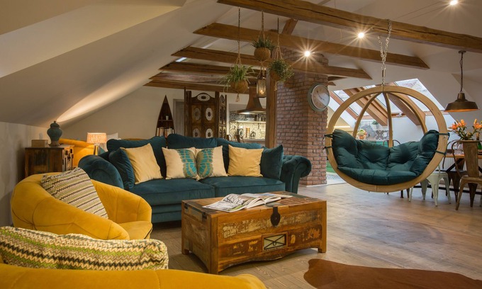 Prague 1 Apartment | Old Town Boho Chic Attic