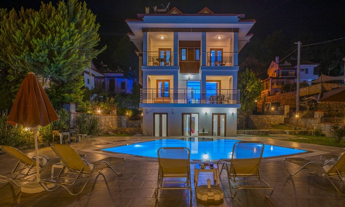 Hisaronu Villa | Olympia Villa B1, 5 bedroom villa with private pool, 5 km to Oludeniz Beach
